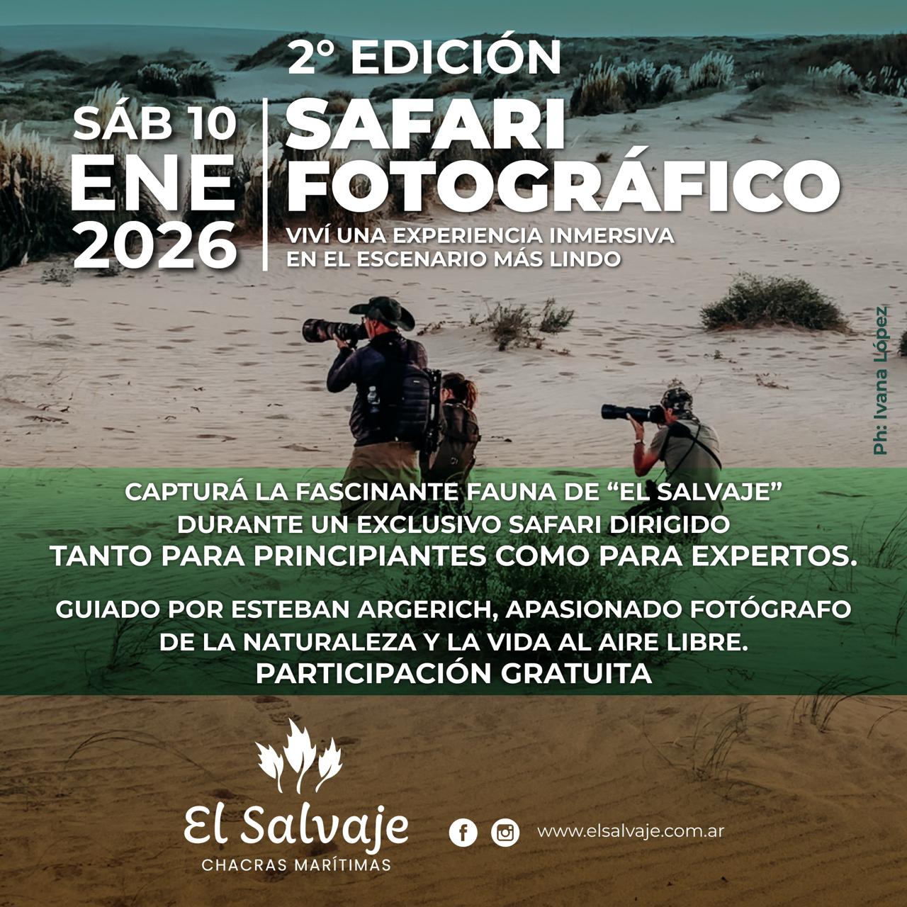 flyer safari fotográfico